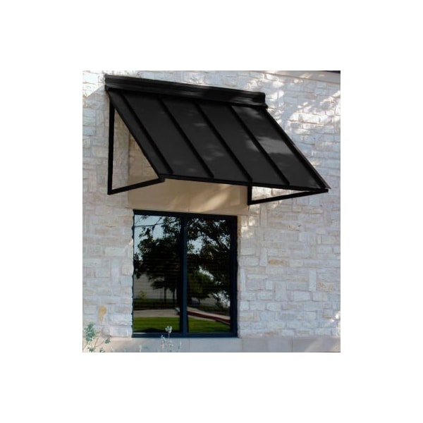 Awntech , Metal Standing Seam Awning 4' 8inW x 3'D x 2'H H23-4K - main